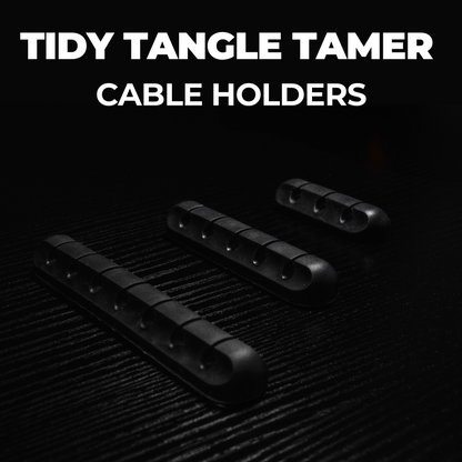 Tidy tangle tamer Cable Holder, cable organiser, wire holder, wire organisers, adhesive, silicon